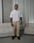 Cropped Blank - Pearl White.