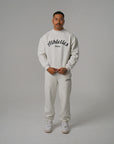 Athletics Sweat Pants - Flat White.