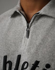 1/4 Zip Athletics Polo - Grey.