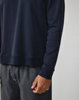 Premium L/S Blank - Navy.