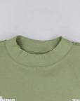 Cropped Graffiti T-Shirt - Pistachio.