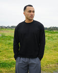 Premium L/S Blank - Black.