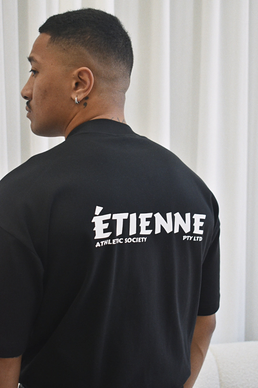 Athletic Society T-Shirt - Black.