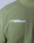 Cropped Graffiti T-Shirt - Pistachio.