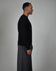 Premium L/S Blank - Black.