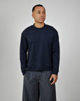 Premium L/S Blank - Navy.