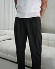 Pleated Pant - Black.