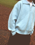 Relaxed Knit - Powder Blue.