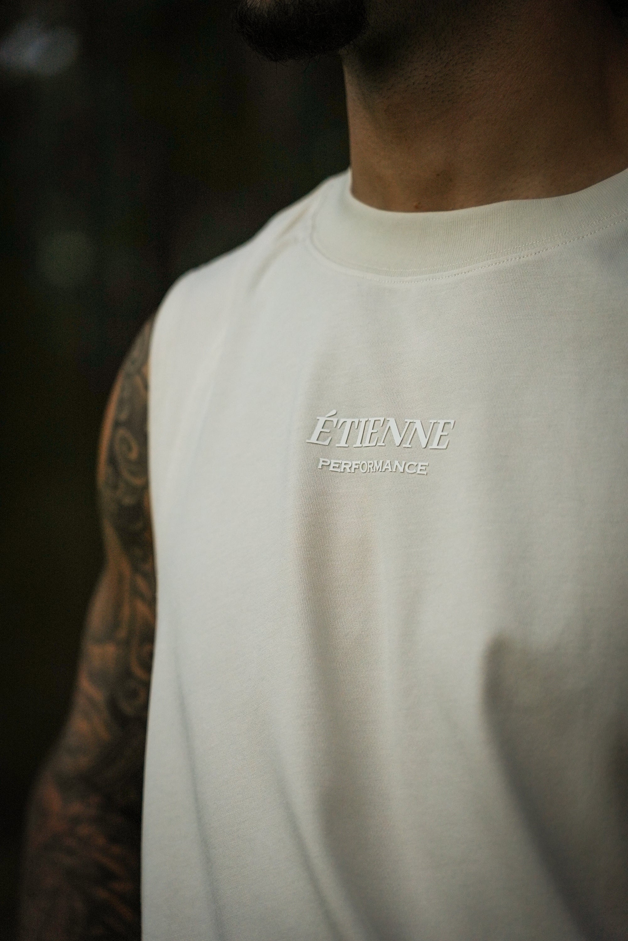 Performance Singlet - Cream.