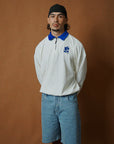 Insignia 1/4 Zip Polo - Oxford Blue.