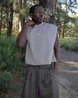 Pleated Short - Charcoal.