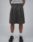 Pleated Short - Charcoal.