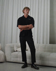 Relaxed Polo - Black.