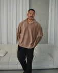 Relaxed Polo - Brown.