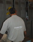 Team Only T-Shirt - Taupe Grey.