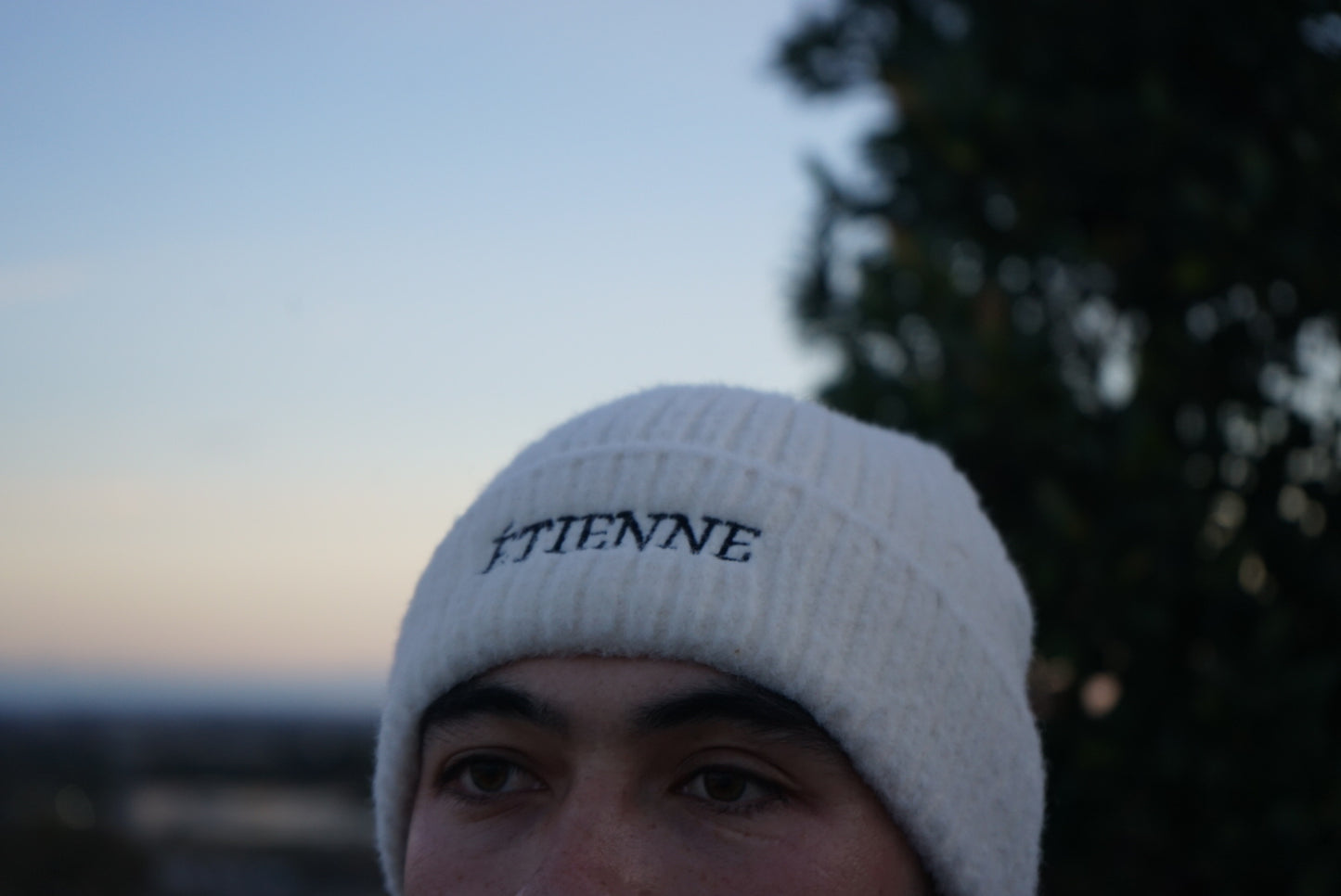 Cashmere Beanie - Snow.