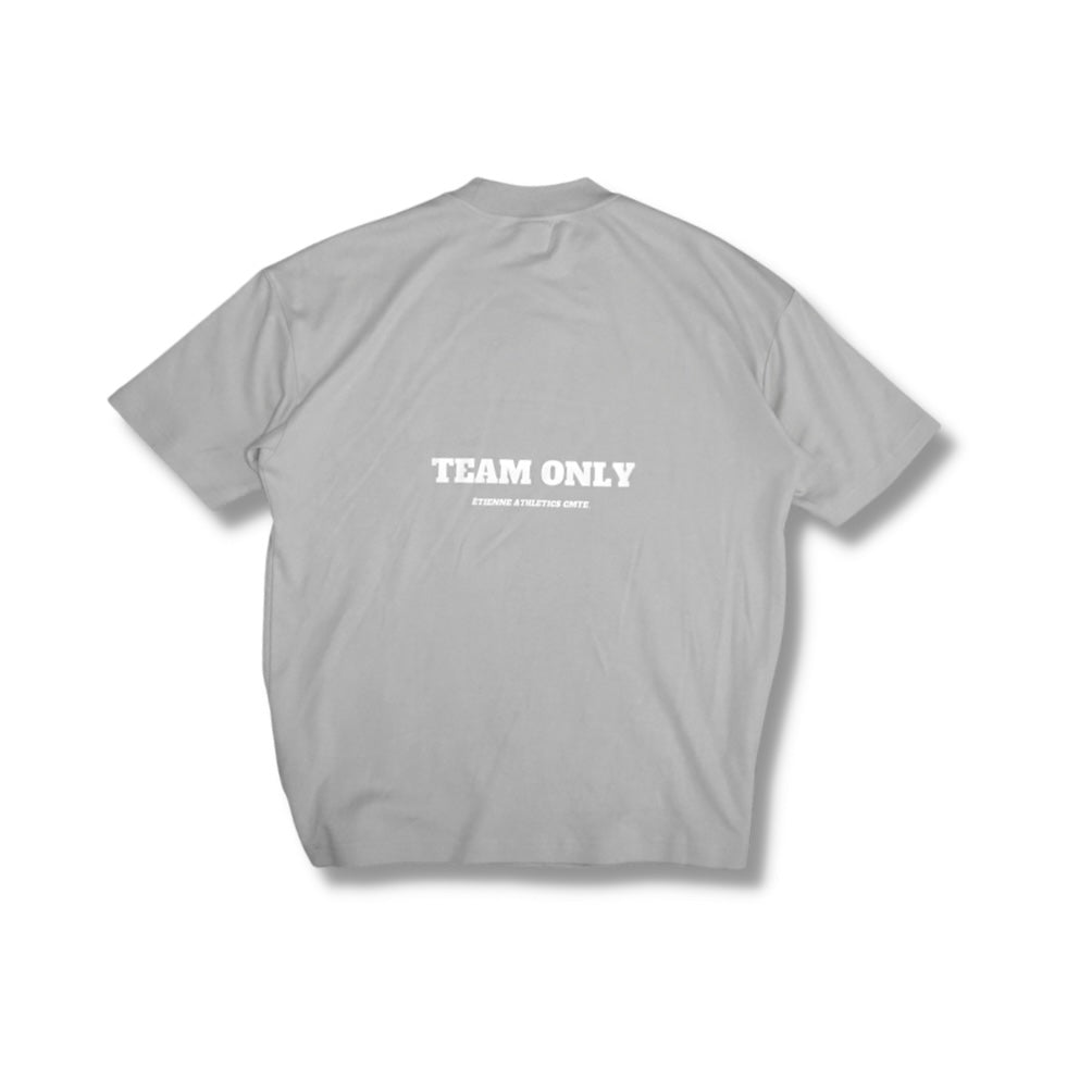 Team Only T-Shirt - Taupe Grey.