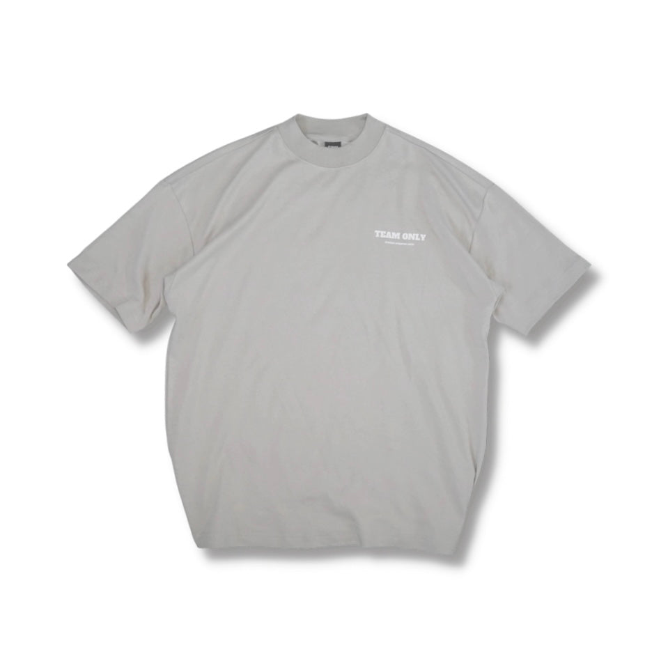Team Only T-Shirt - Taupe Grey.