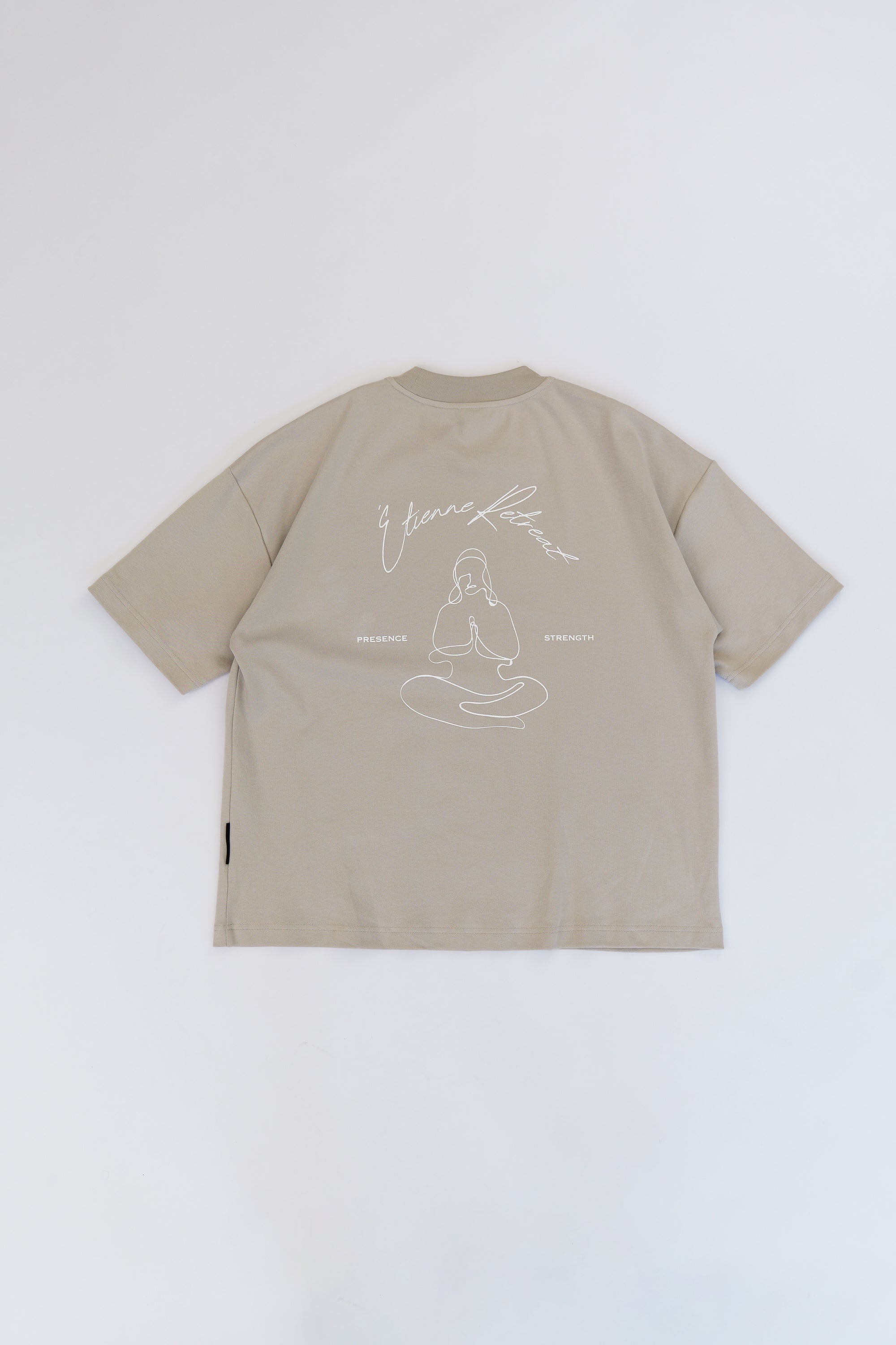 Perception T-Shirt - Taupe Grey.