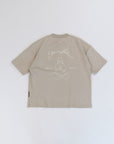 Perception T-Shirt - Taupe Grey.