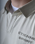 Rugby Polo - Stone/Cream.