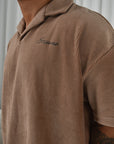 Relaxed Polo - Brown.