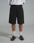 Recon Pleated Short - Black.