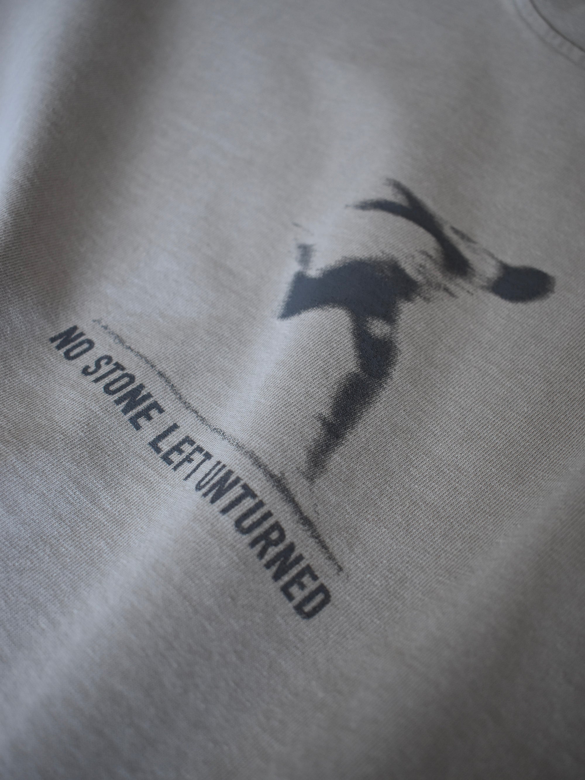 No Stone Unturned T-Shirt - Washed Stone.