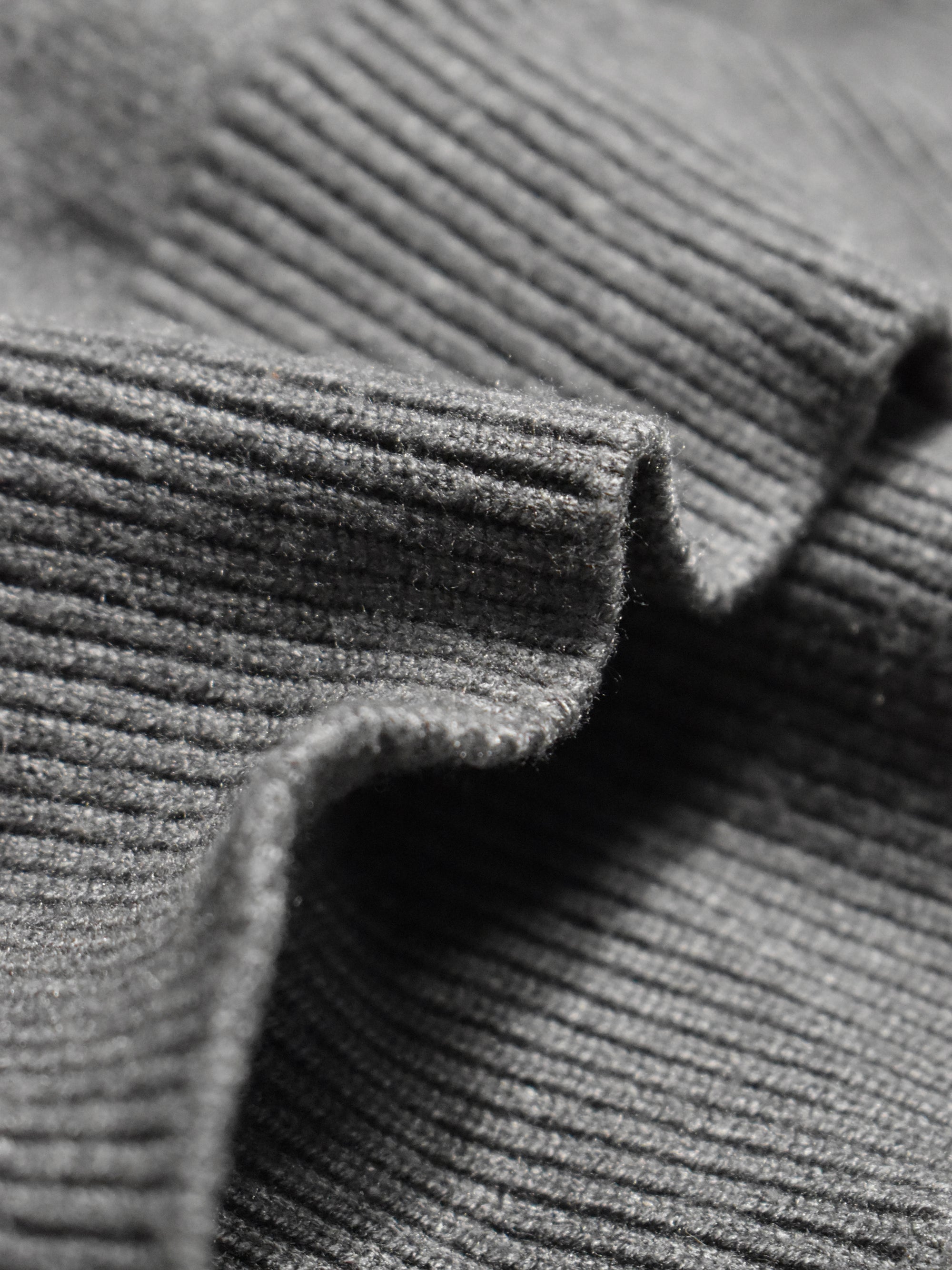 Polo Knit - Graphite Grey.