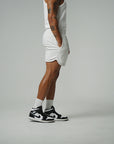 Athletics Shorts - Flat White.