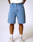 Denim Jort - Washed Blue.