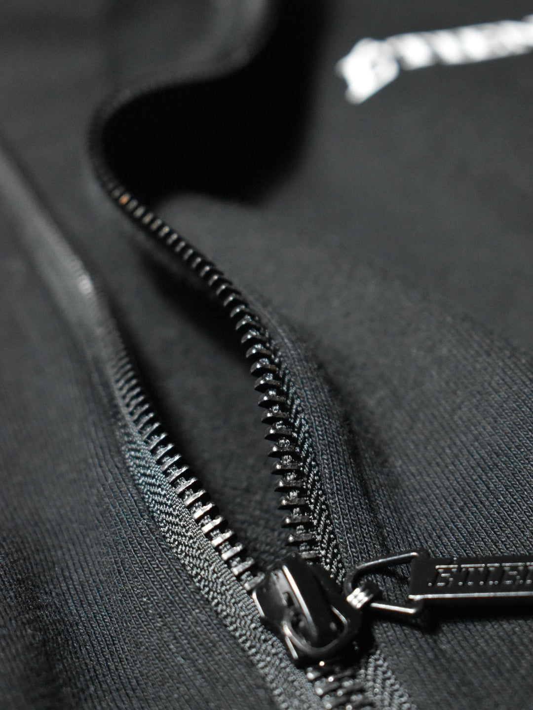 Zipped Hood - Black.
