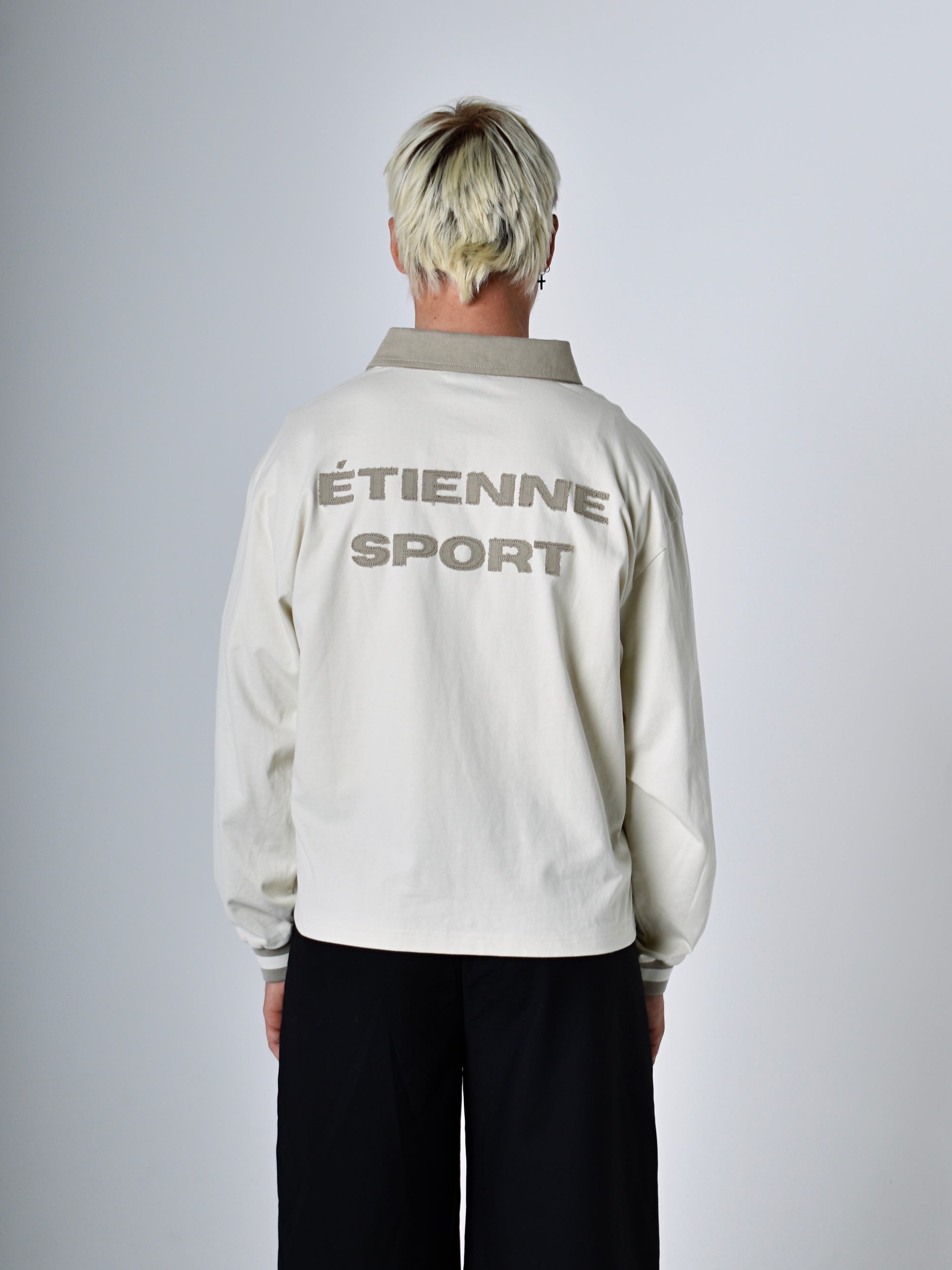 Rugby Polo - Stone/Cream.