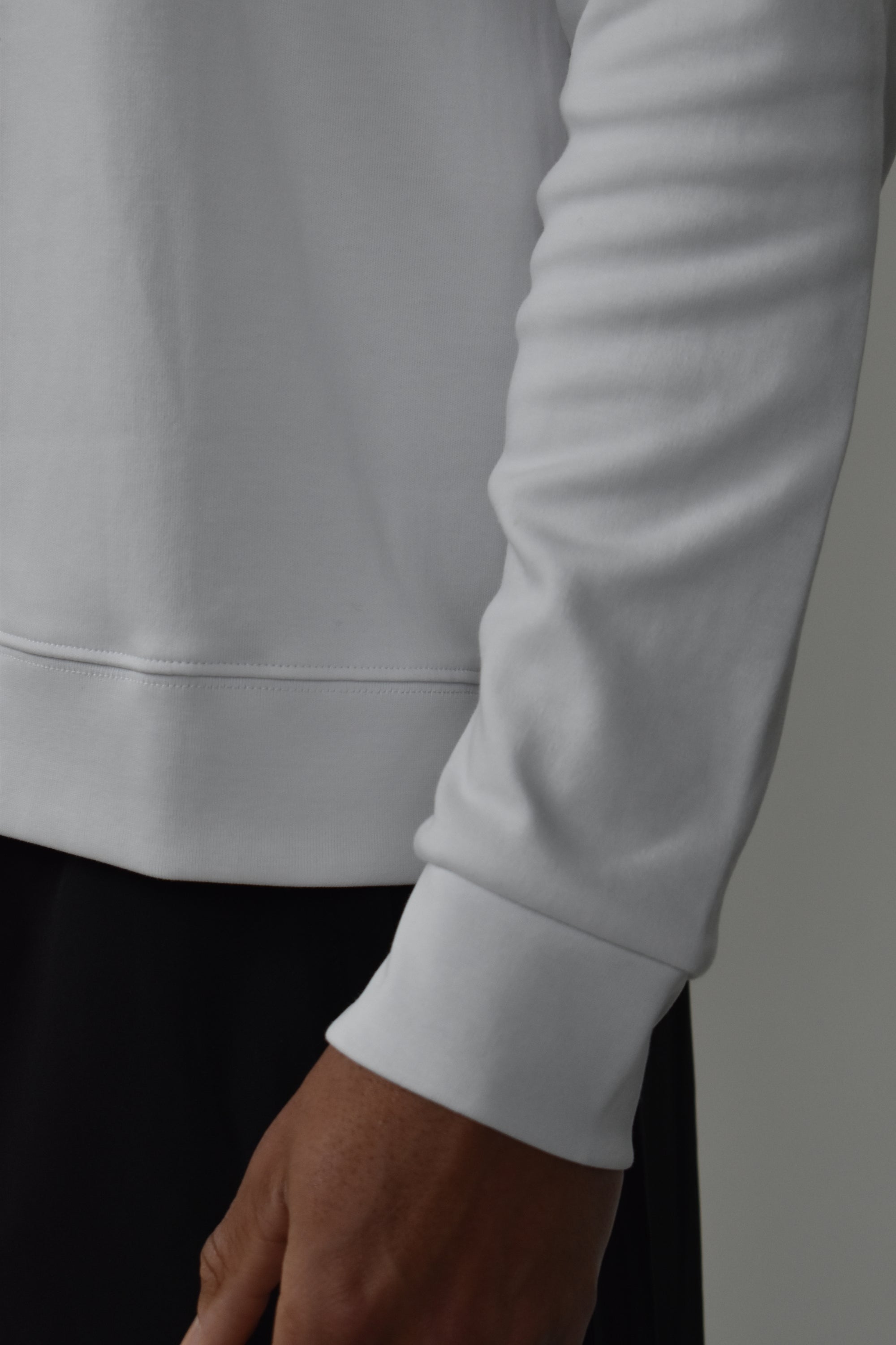 Premium L/S Blank - Pearl White.