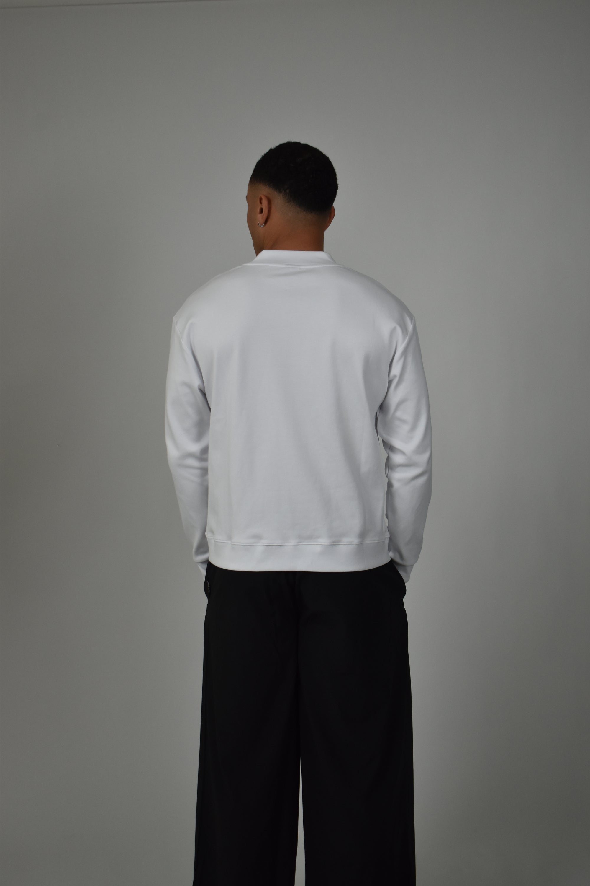 Premium L/S Blank - Pearl White.