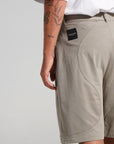 Utility Pleated Short - Stone.