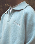 Relaxed Knit - Powder Blue.