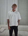 Relaxed Polo - Pearl White.