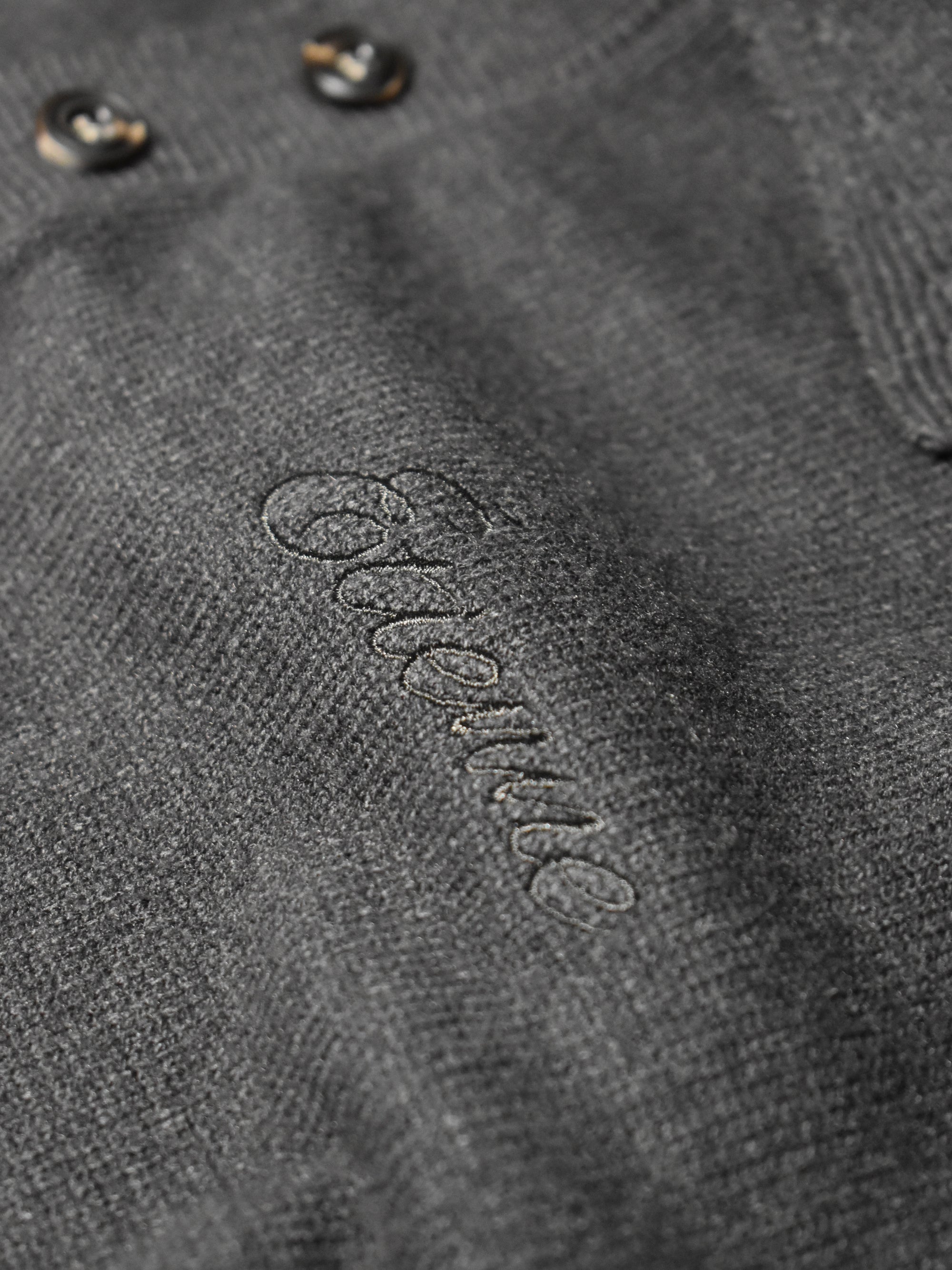 Polo Knit - Graphite Grey.