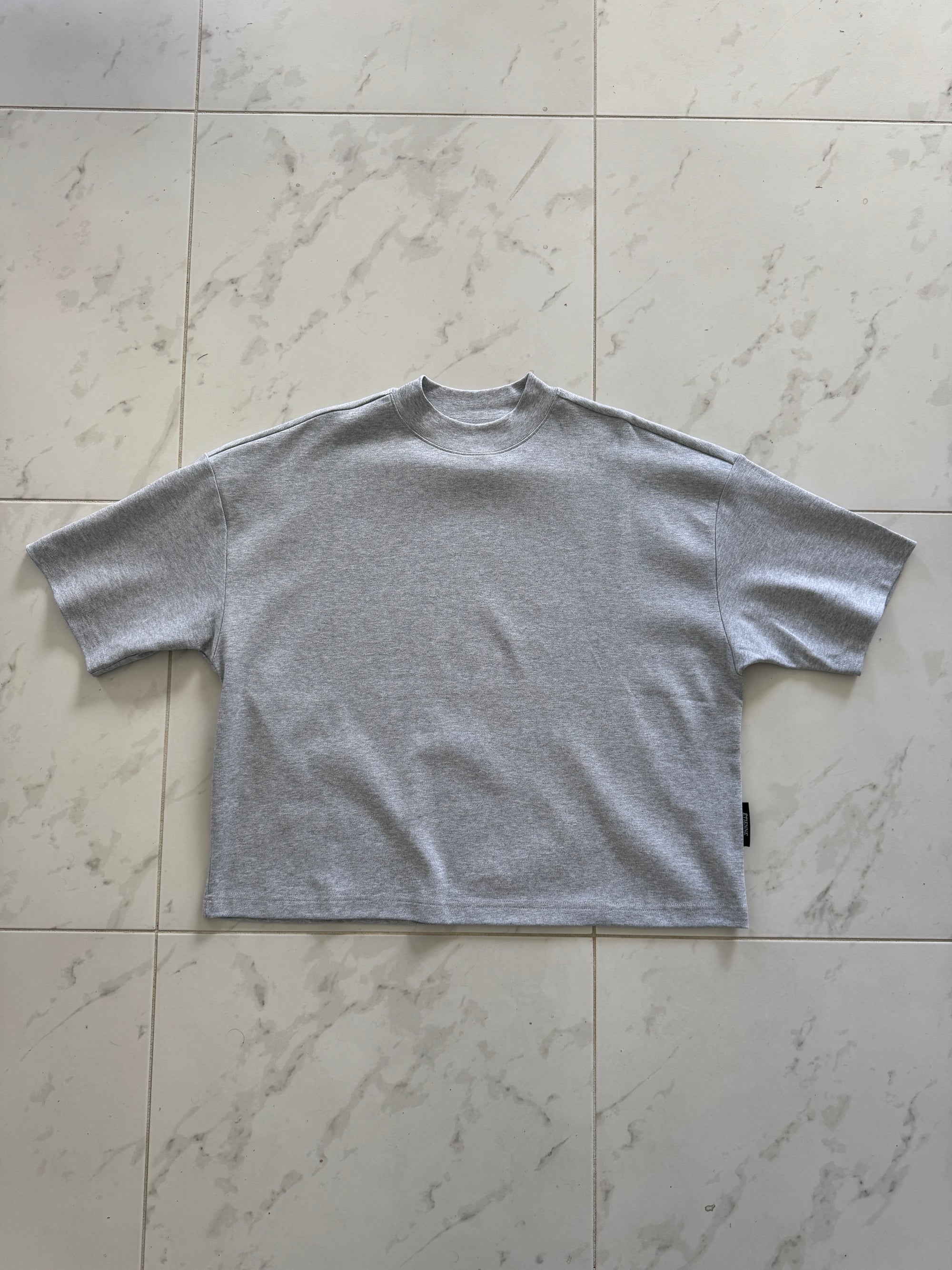 Cropped Blank - Grey Marle.