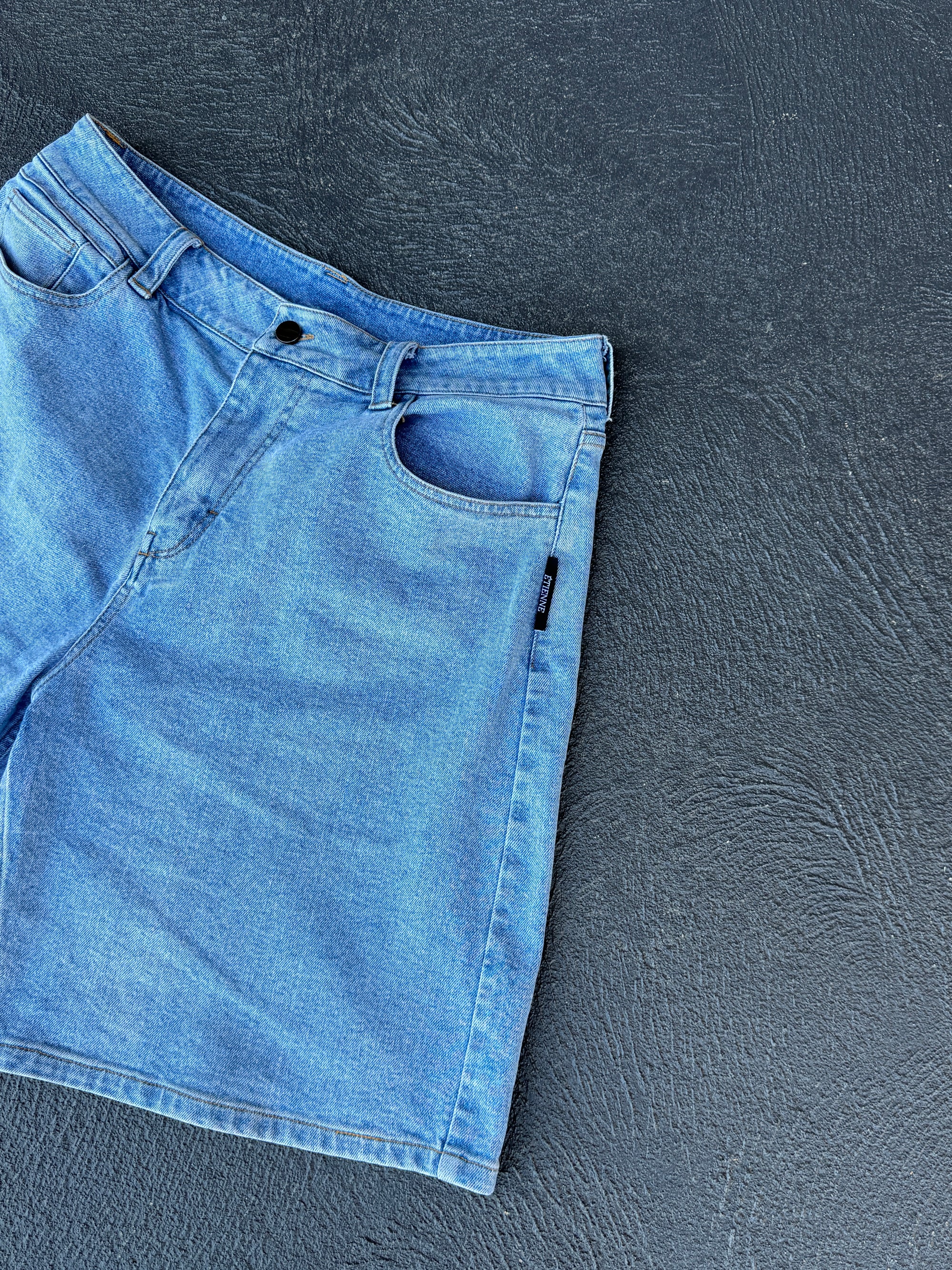 Denim Short - Washed Blue.