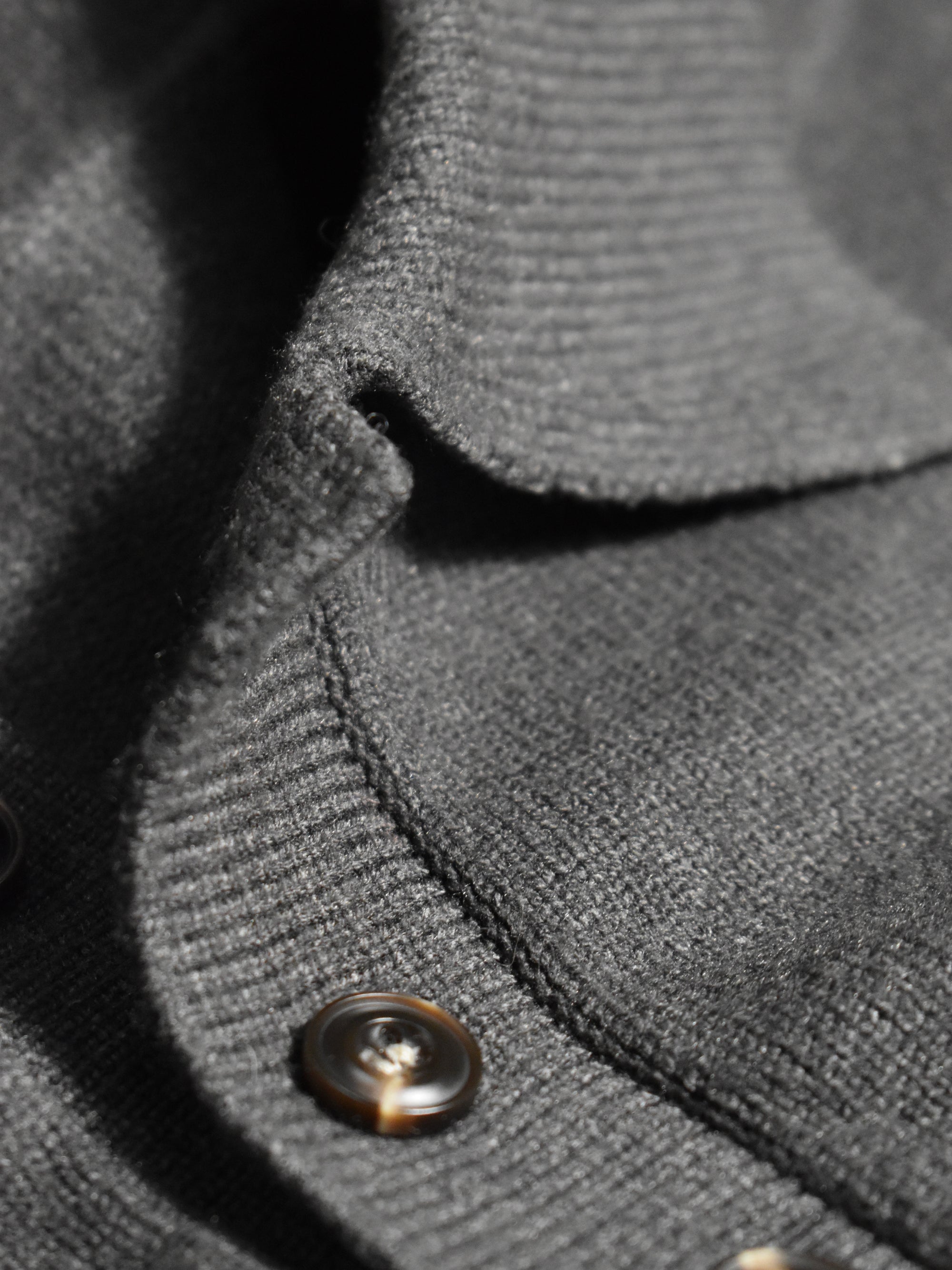 Polo Knit - Graphite Grey.
