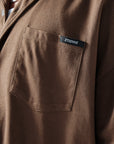 Retreat Button Up - Fawn Brown.