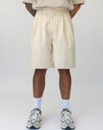 Pleated Short - Cream.