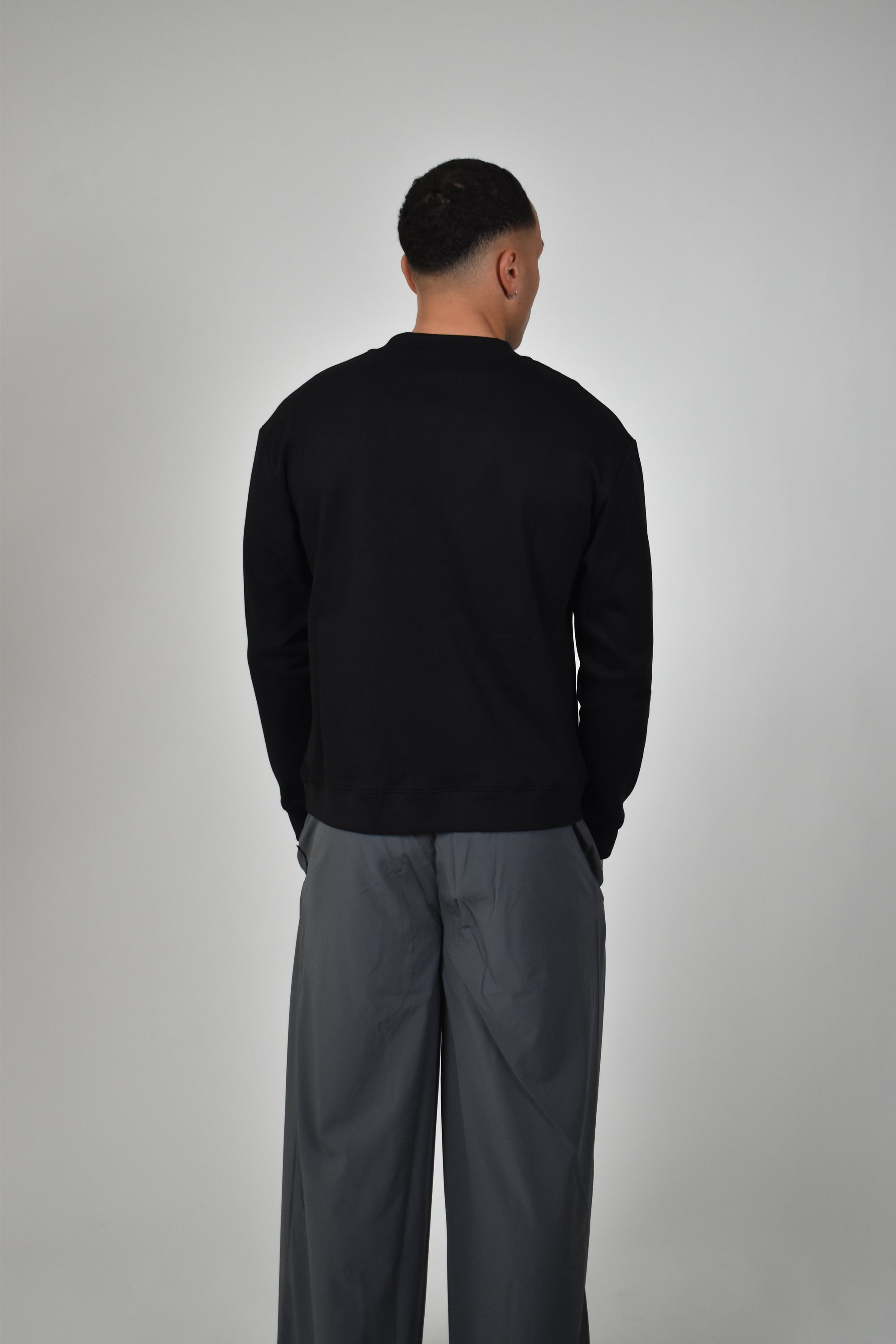 Premium L/S Blank - Black.