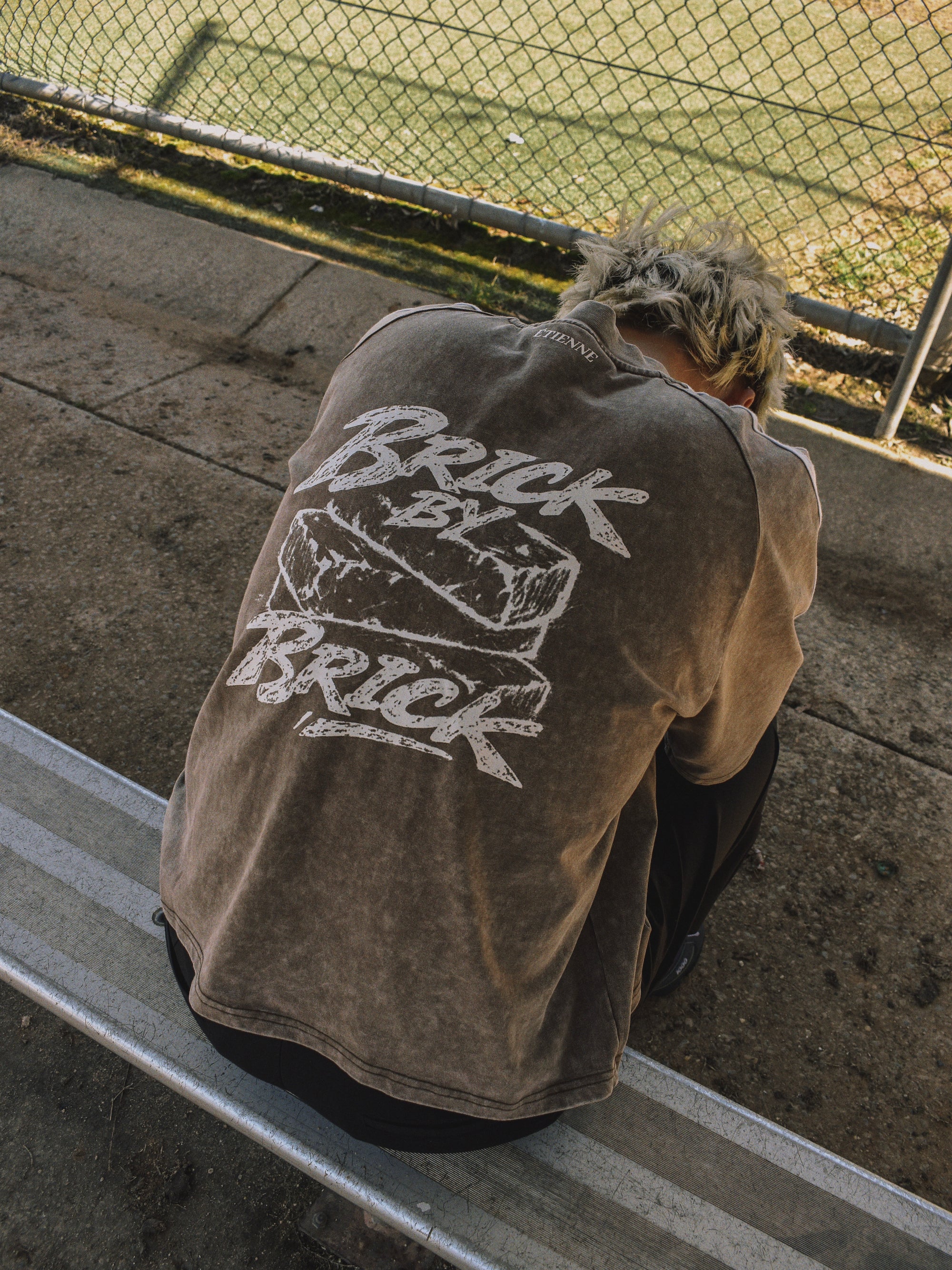 Brick by Brick T-Shirt - Clay.