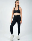 Harmony Full Length Leggings - Black.