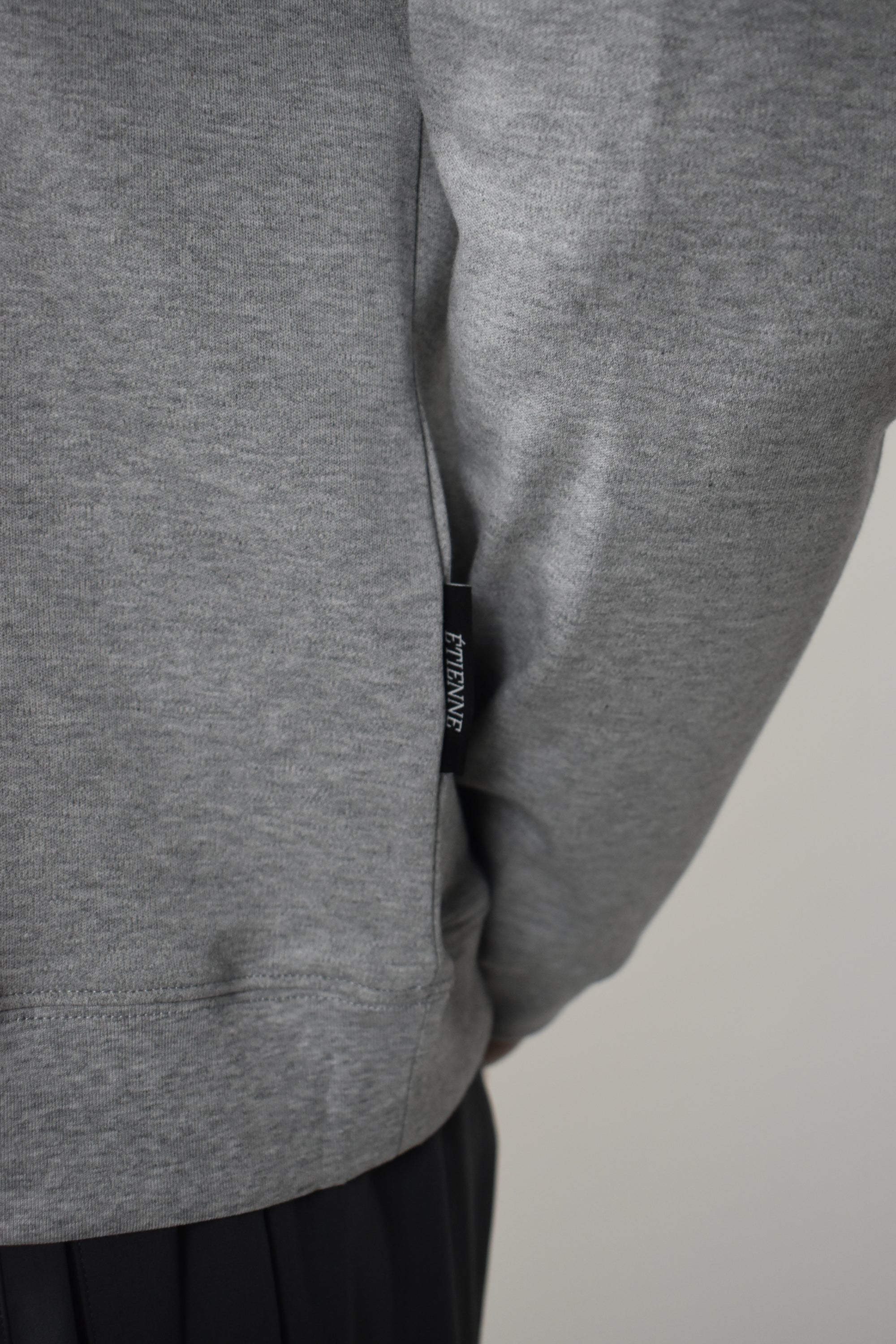 Premium L/S Blank - Grey Marle.