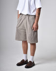 Utility Pleated Short - Stone.