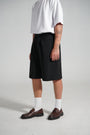 Recon Pleated Short - Black.